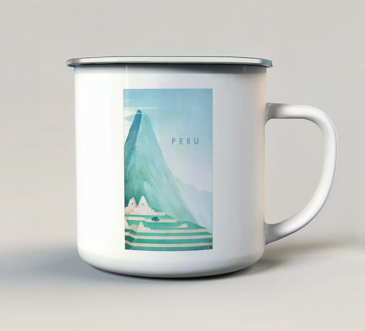 Peru tazza in smalto da Henry Rivers