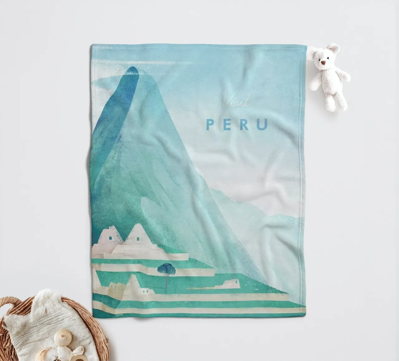 Peru Fleecedecke von Henry Rivers