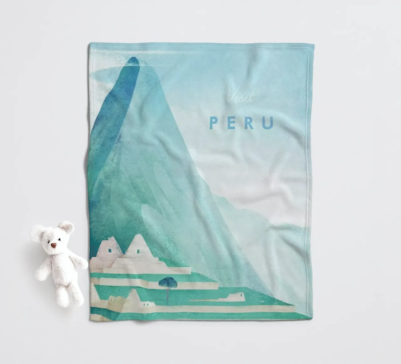 Peru Fleecedecke von Henry Rivers