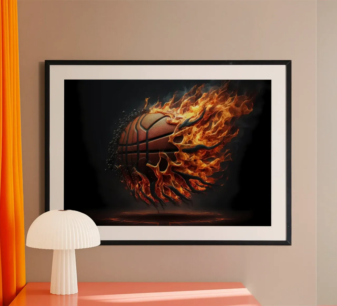 Basket bruciato nel fuoco carta hahnemühle da Delaplane