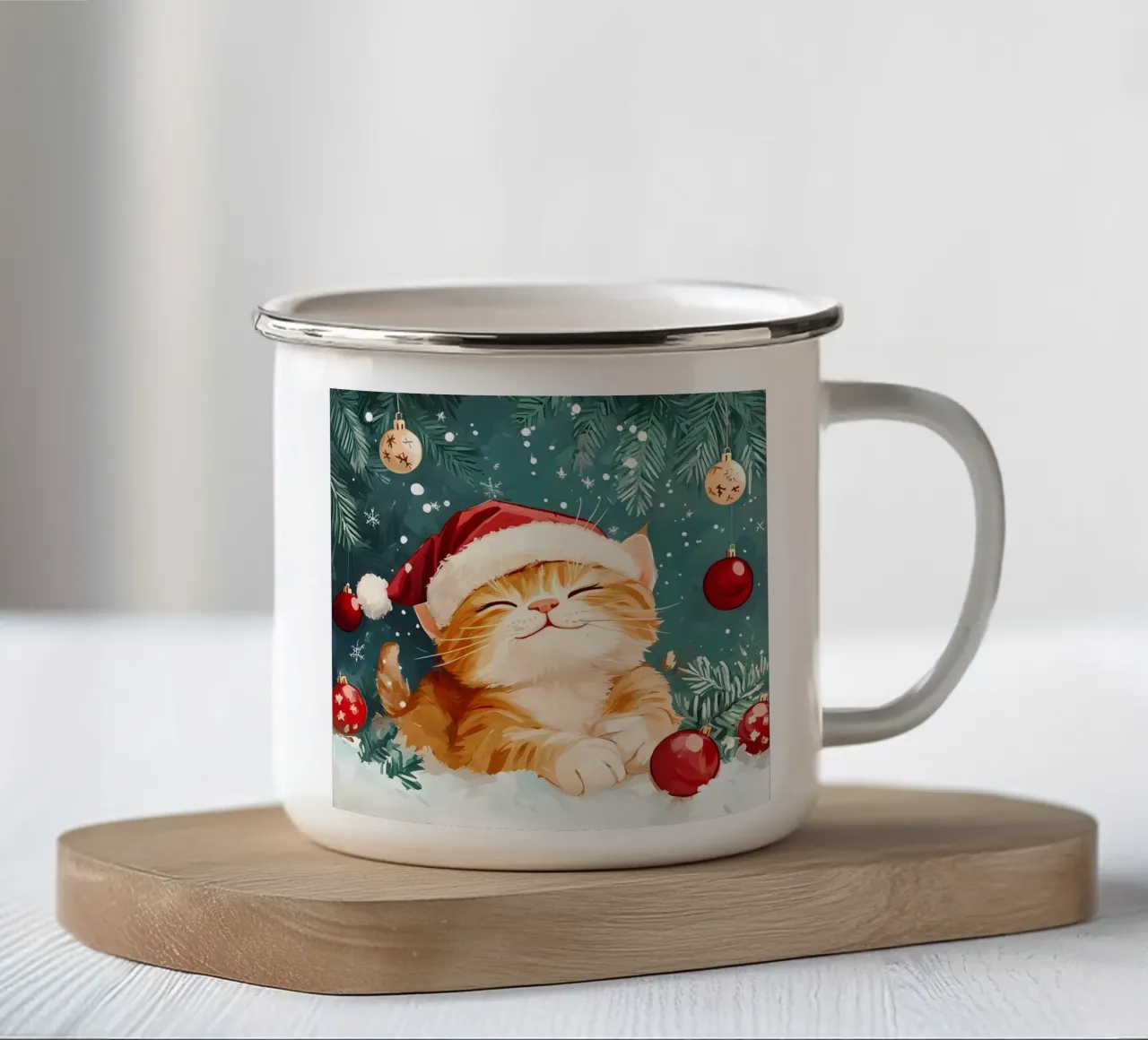 Poster minimalista 20 tazza in smalto da Kadynce