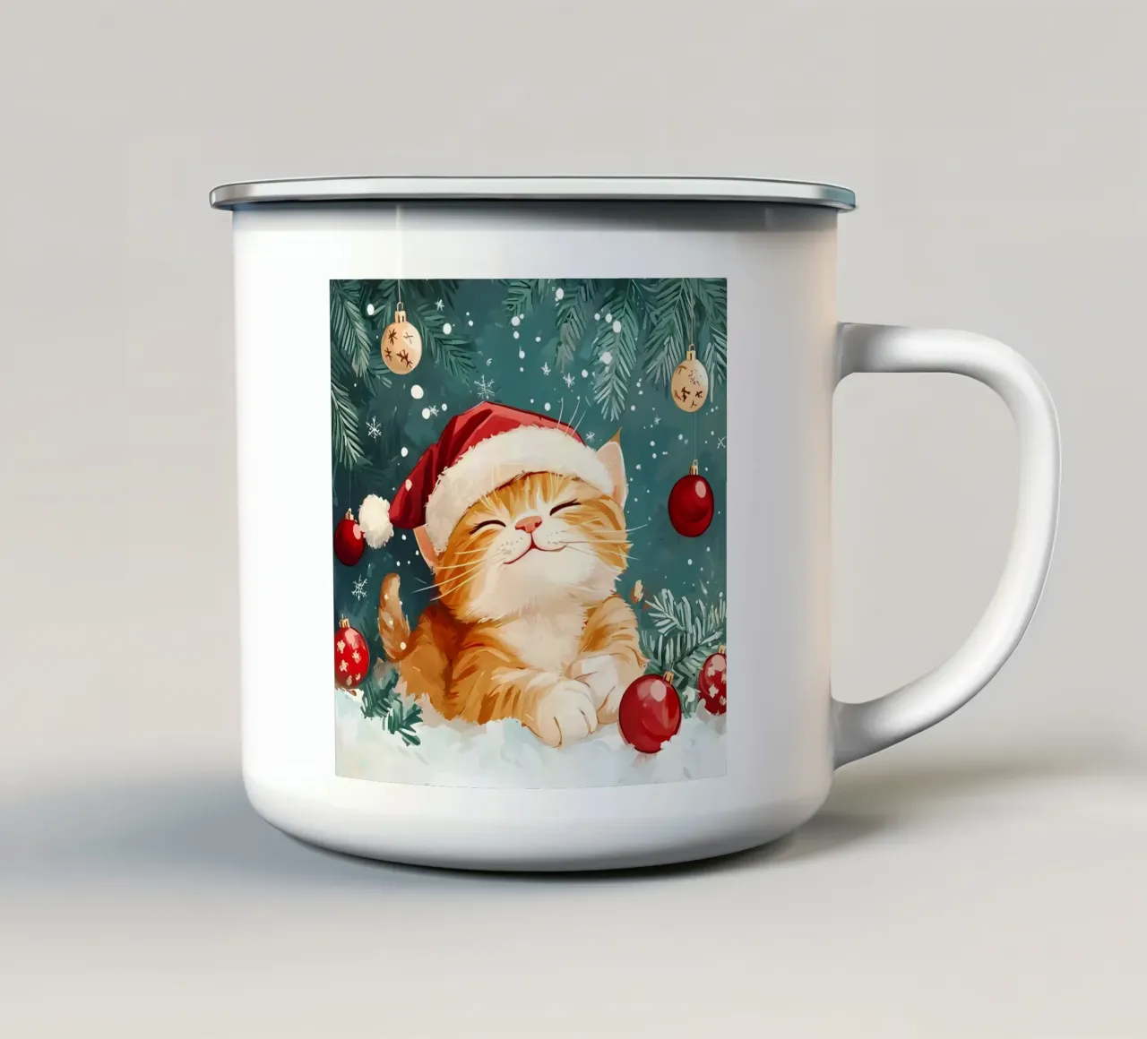 Poster minimalista 20 tazza in smalto da Kadynce