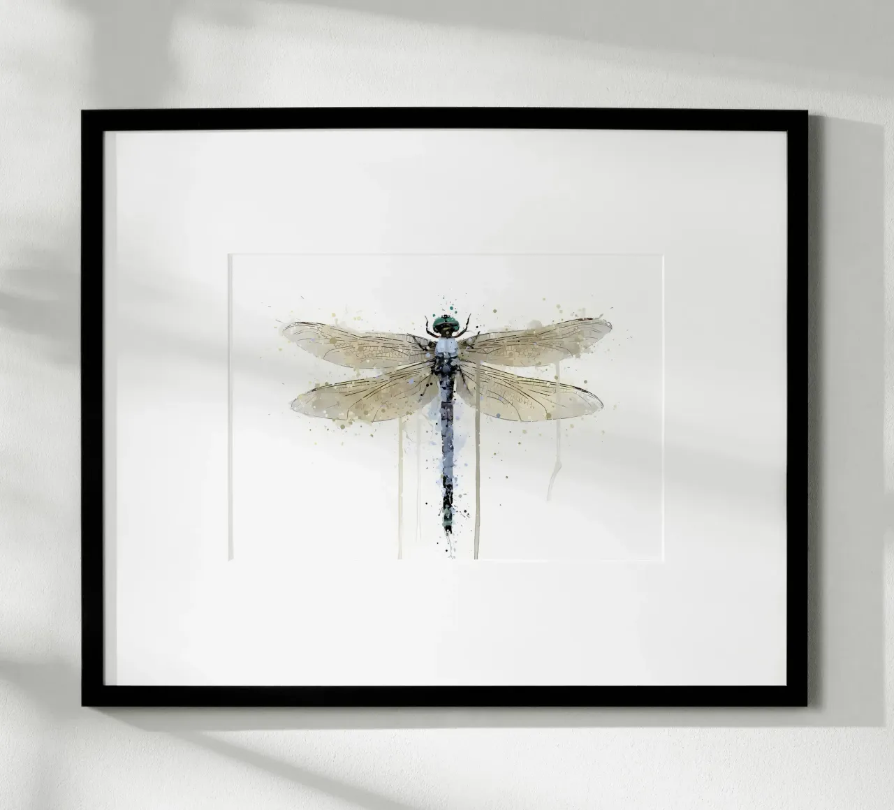 Libellula blu polvere poster da Allaire