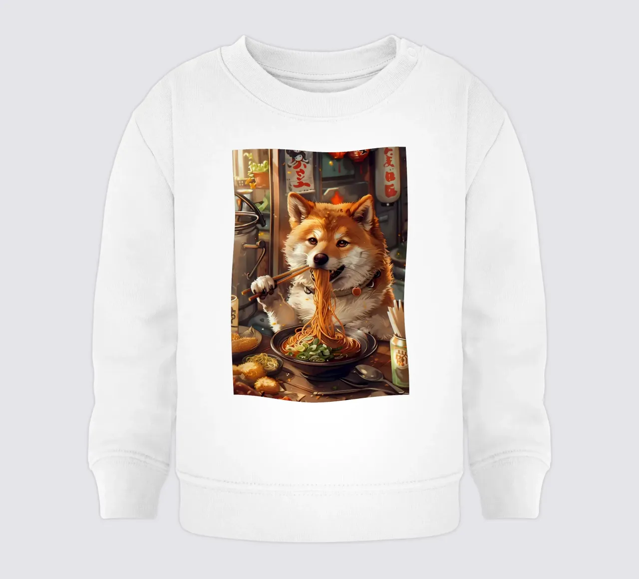 Ramen Shiba inu felpa neonato da Mikesell
