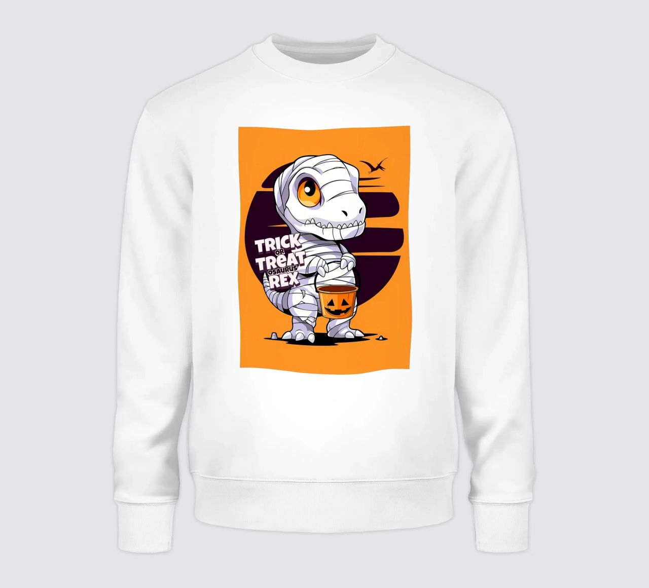 Truco o trato osaurus Rex sudadera de Delaplane