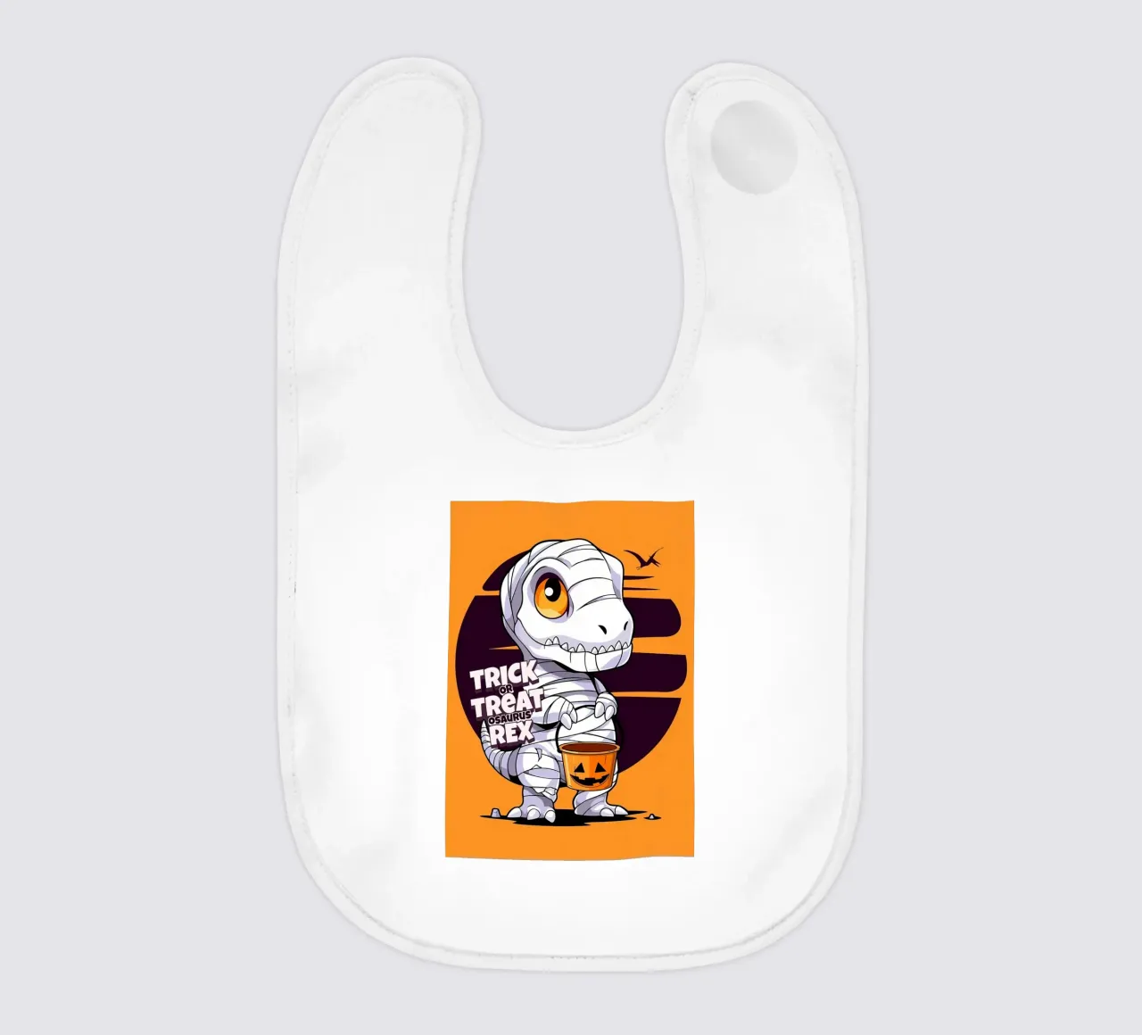 Trick or Treat osaurus Rex baby slabbetje van Delaplane
