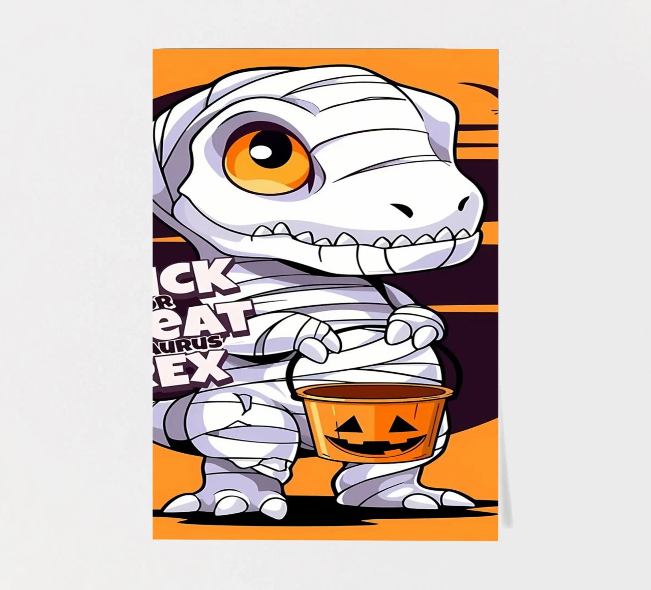 Süßes oder Saures Osaurus Rex Stickerbogen von Delaplane