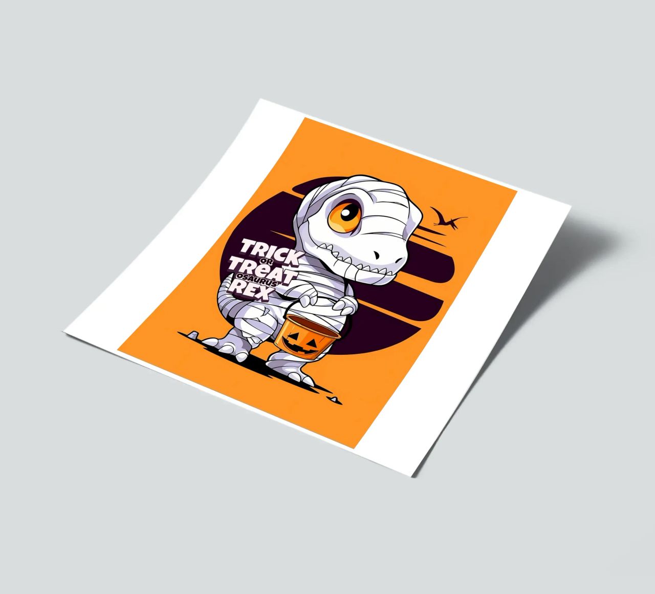 Süßes oder Saures Osaurus Rex Stickerbogen von Delaplane