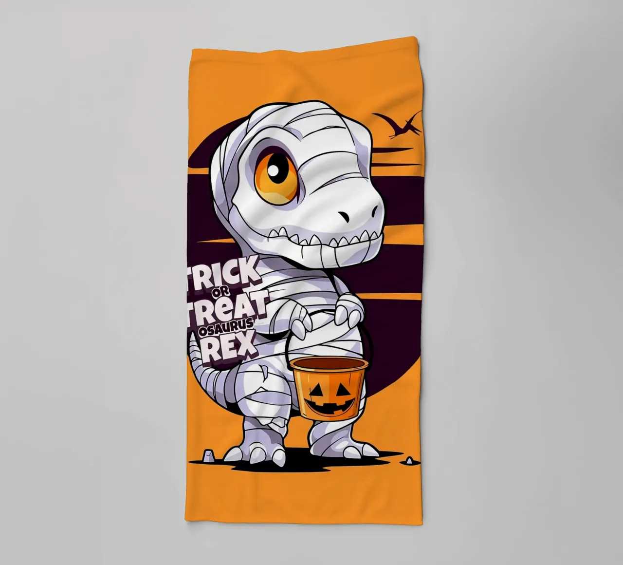 Trick or Treat osaurus Rex badhanddoek van Delaplane