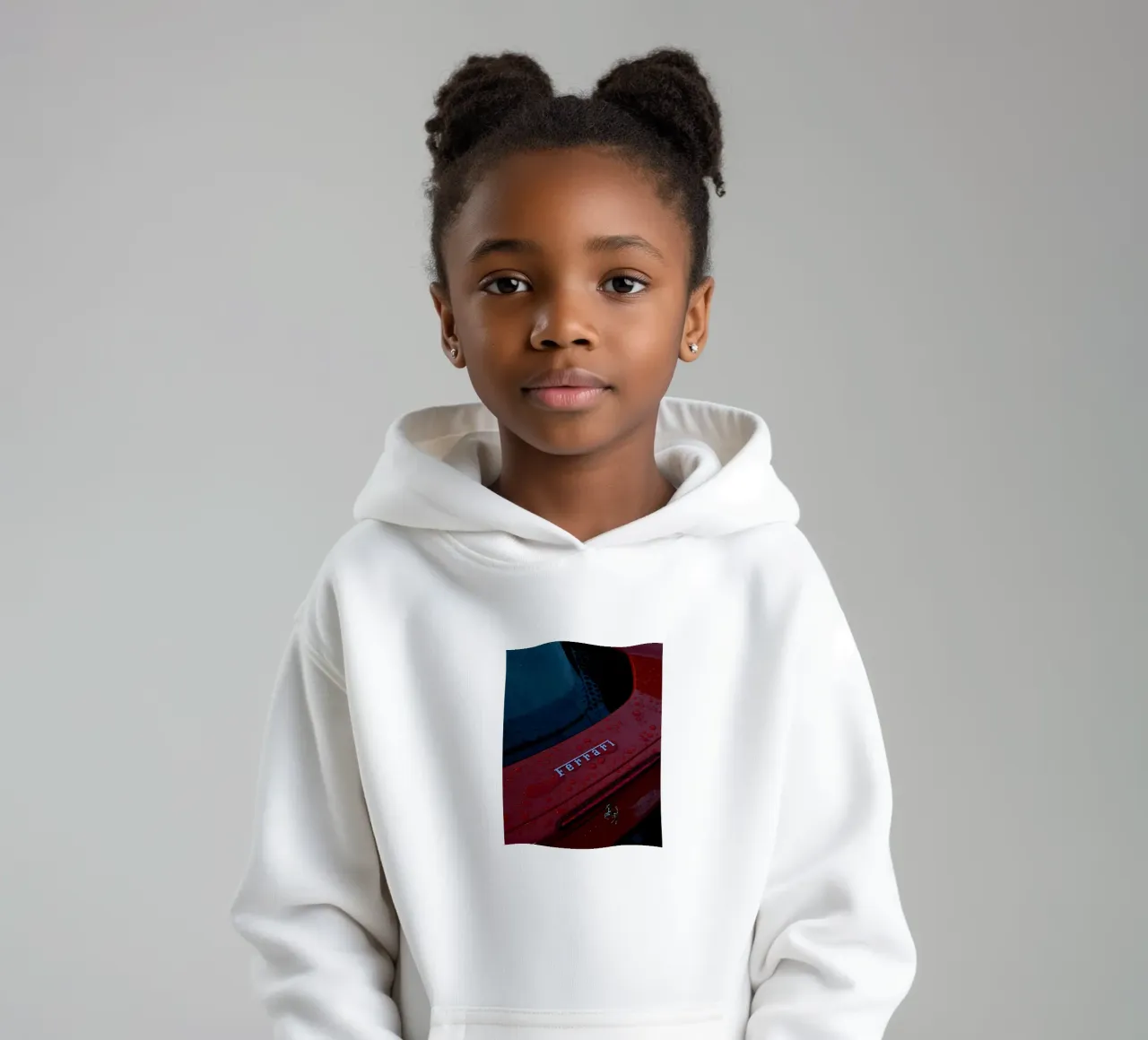 ferari car kids hoodie by Allaire