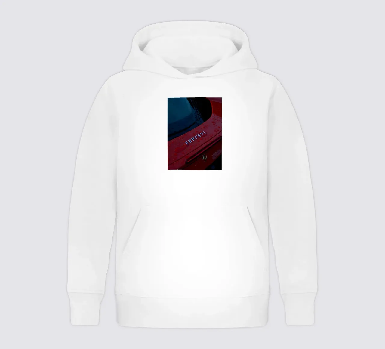 ferari car kids hoodie by Allaire