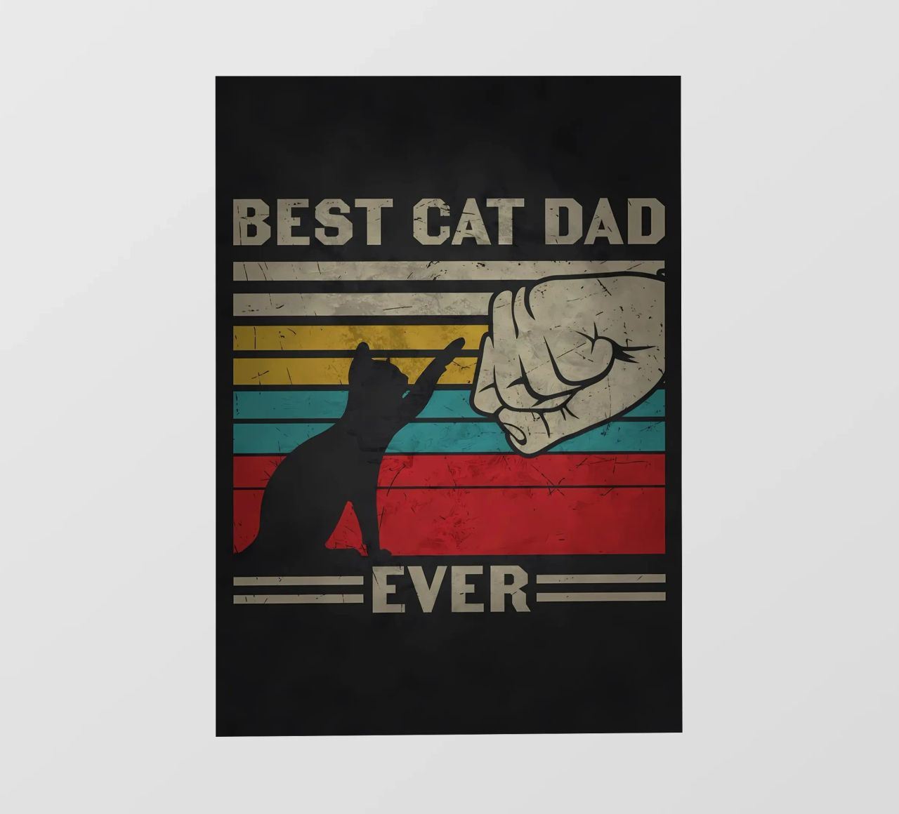 Le meilleur père de chat de tous les temps papier peint photo de Bassy