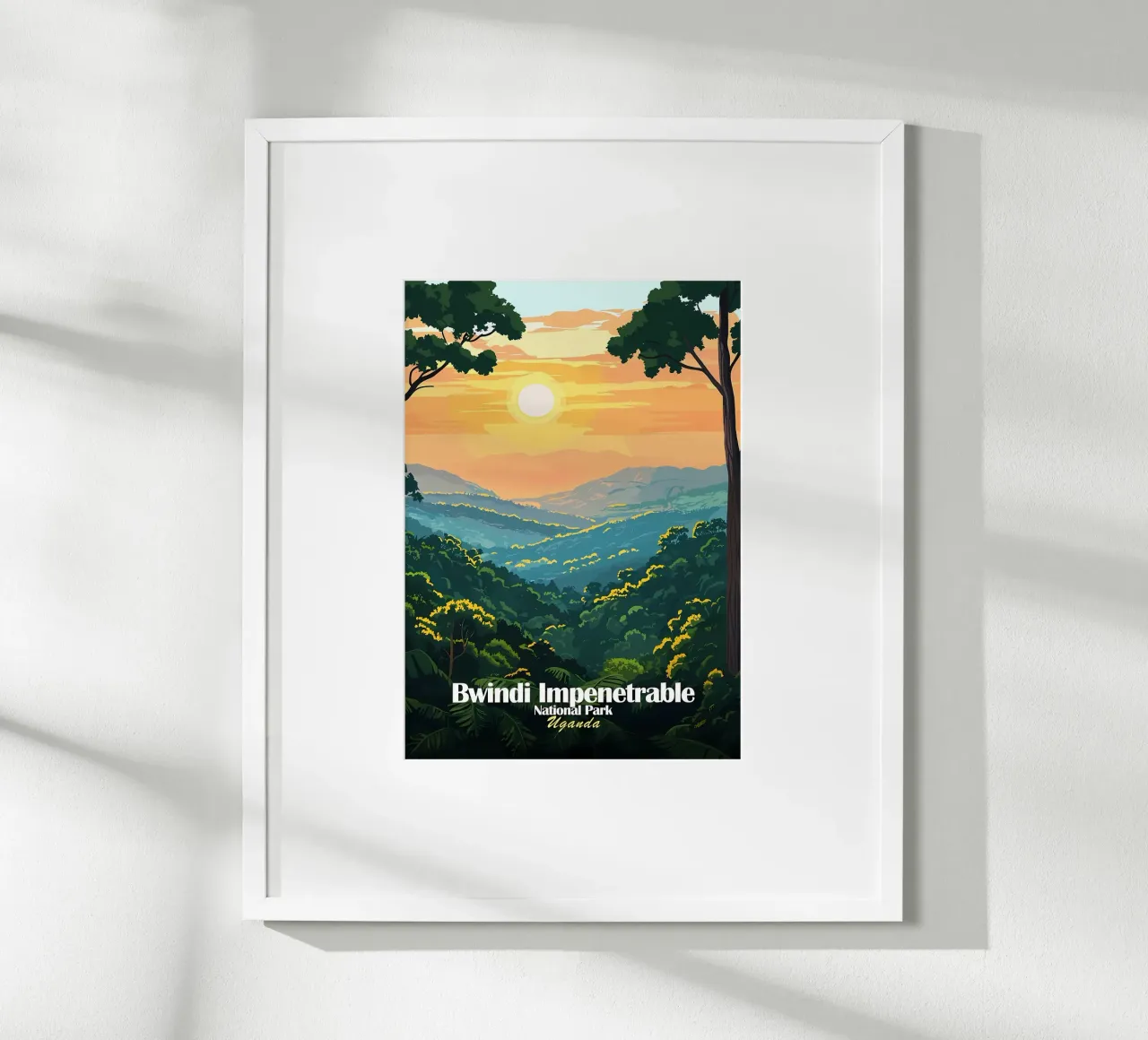 Parco nazionale di Bwindi Impenetrabile poster da Ginnery
