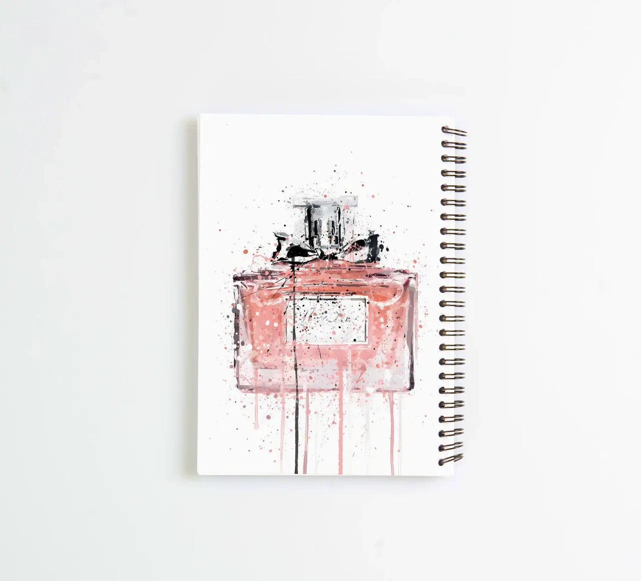 Fragrance Bottle Candy spiral notebook by Allaire