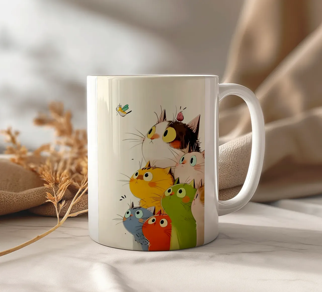 Poster minimalista 24 tazza in ceramica da Kadynce
