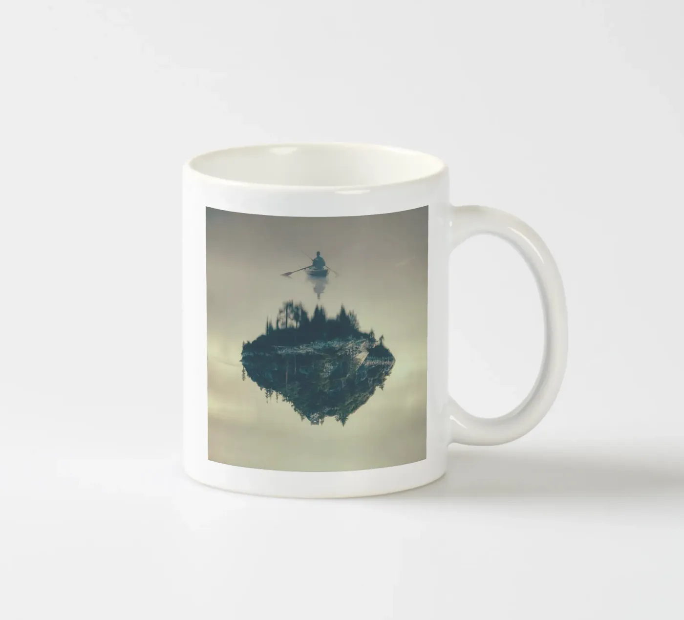 Afterburn ceramic mug by Eugene Soloviev