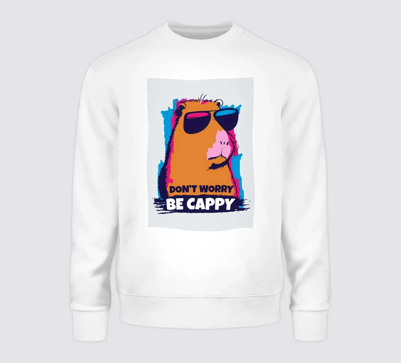 BE CAPPY CAPYBARA ART sudadera de Delaplane
