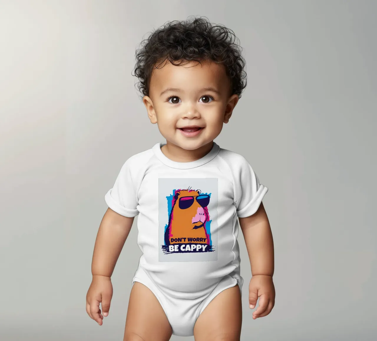 BE CAPPY CAPYBARA ART body de bebé de Delaplane