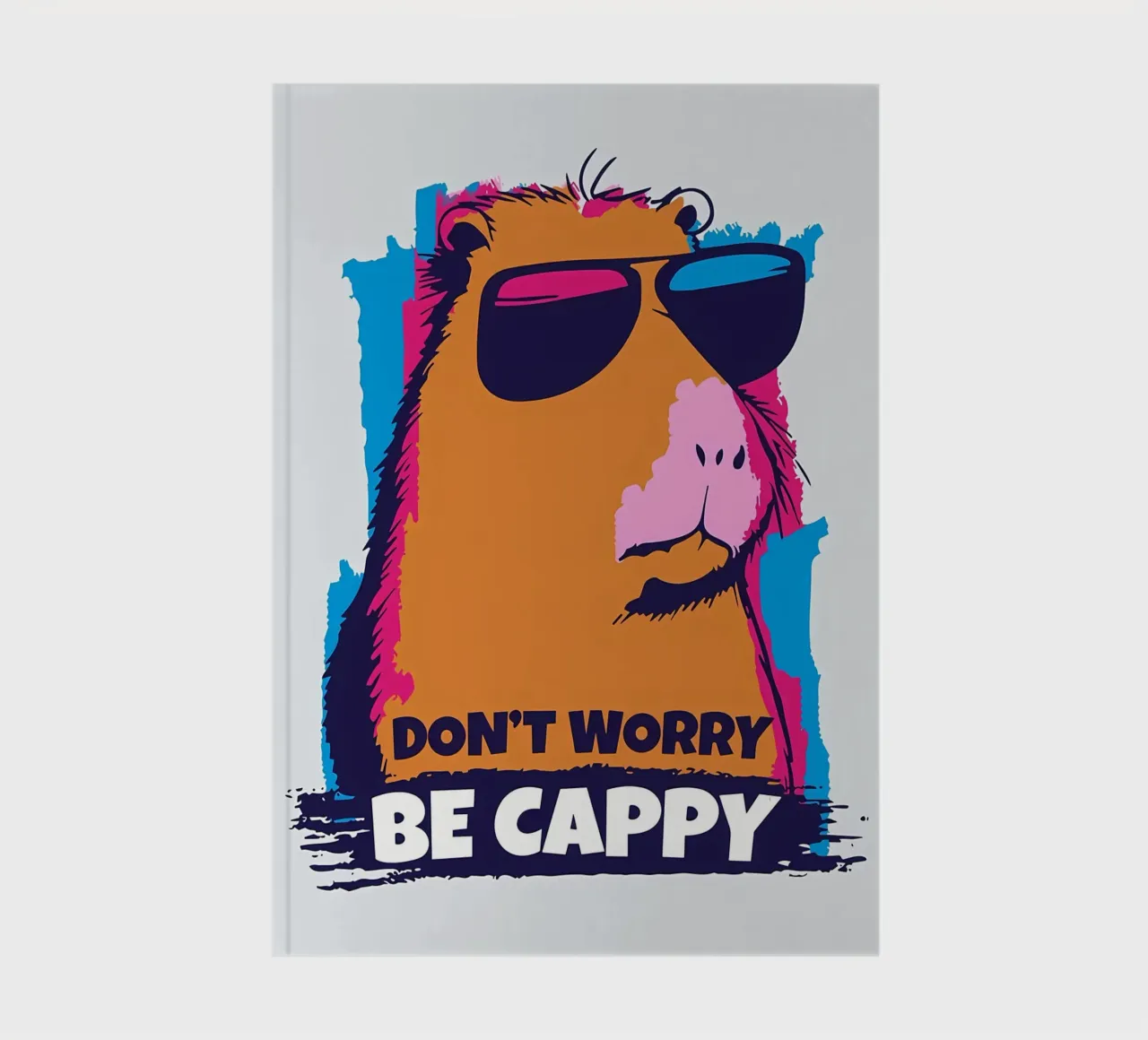 BE CAPPY CAPYBARA ART notebook by Delaplane