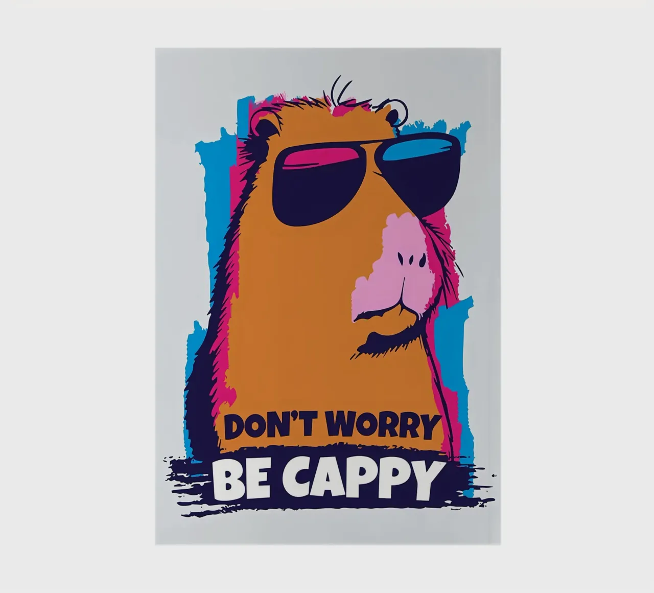 BE CAPPY CAPYBARA ART notebook by Delaplane