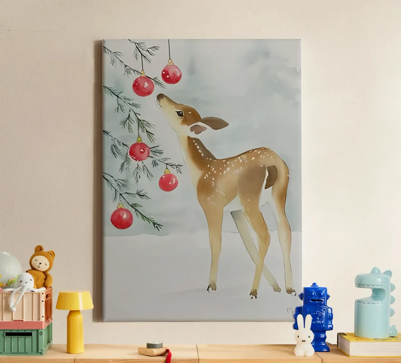 Poster minimalista 25 tela con Cornice a cassetta da Kadynce