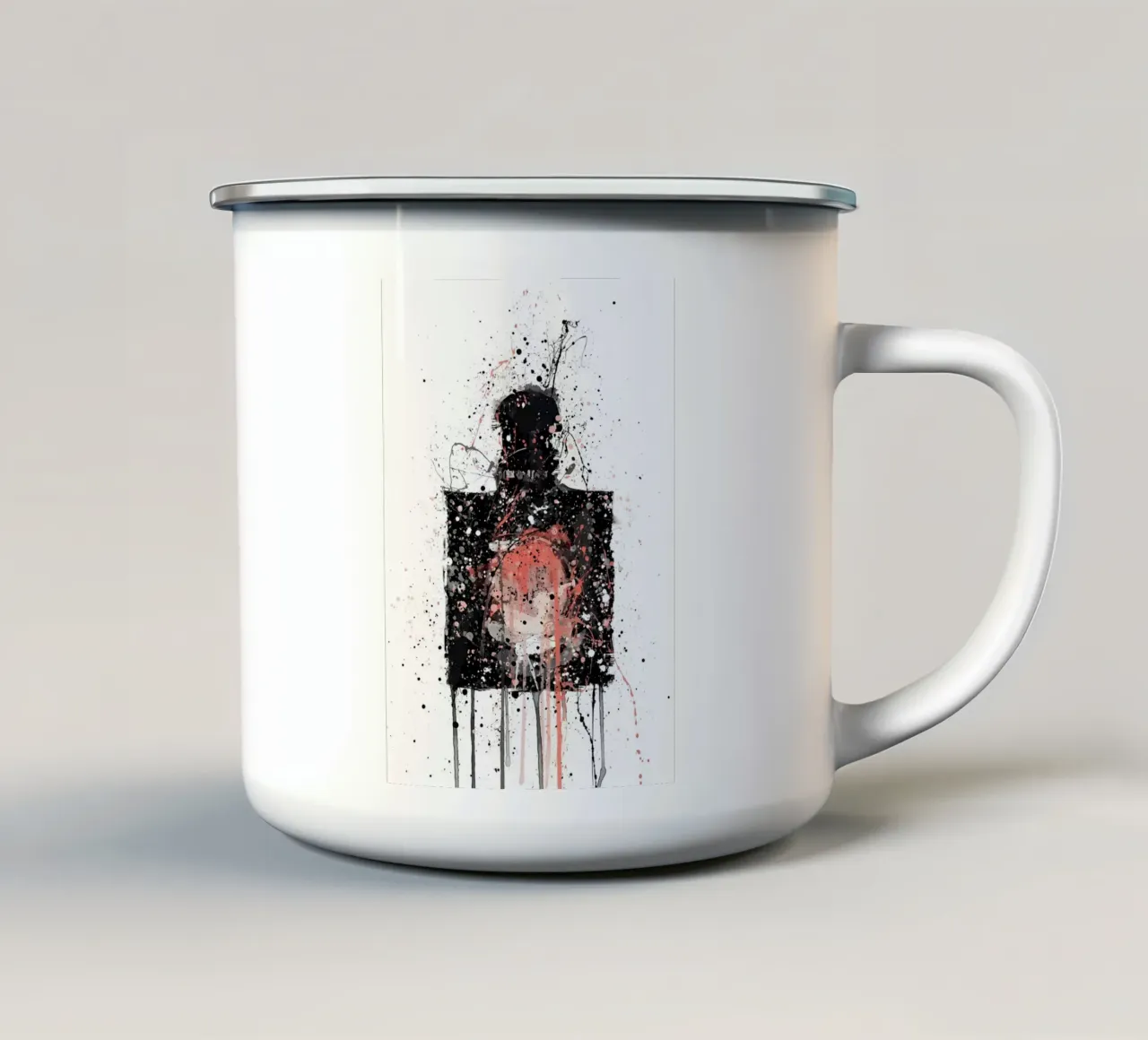 Fragrance Bottle Egyptian enamel mug by Allaire