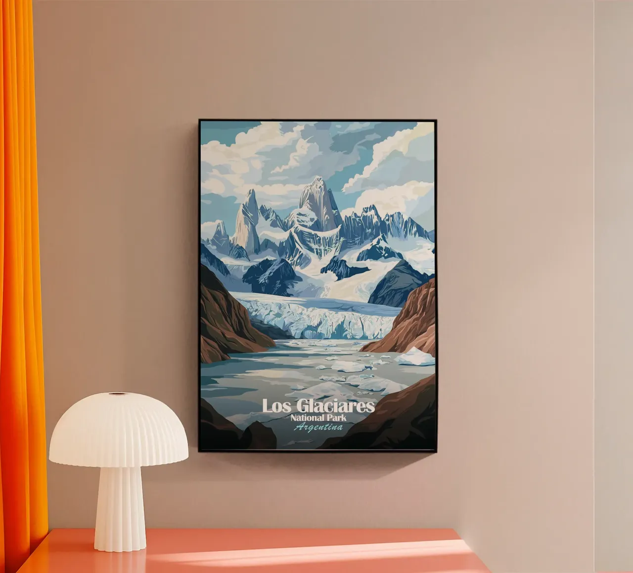 Parco Nazionale Los Glaciares plexiglass da Ginnery