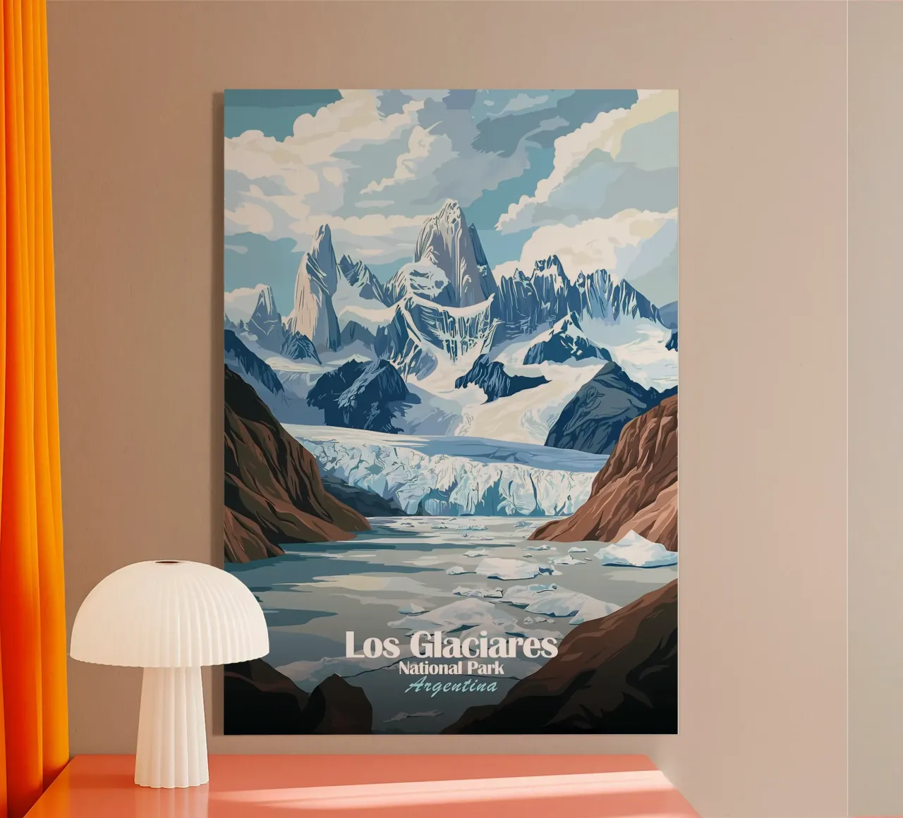Parco Nazionale Los Glaciares plexiglass da Ginnery