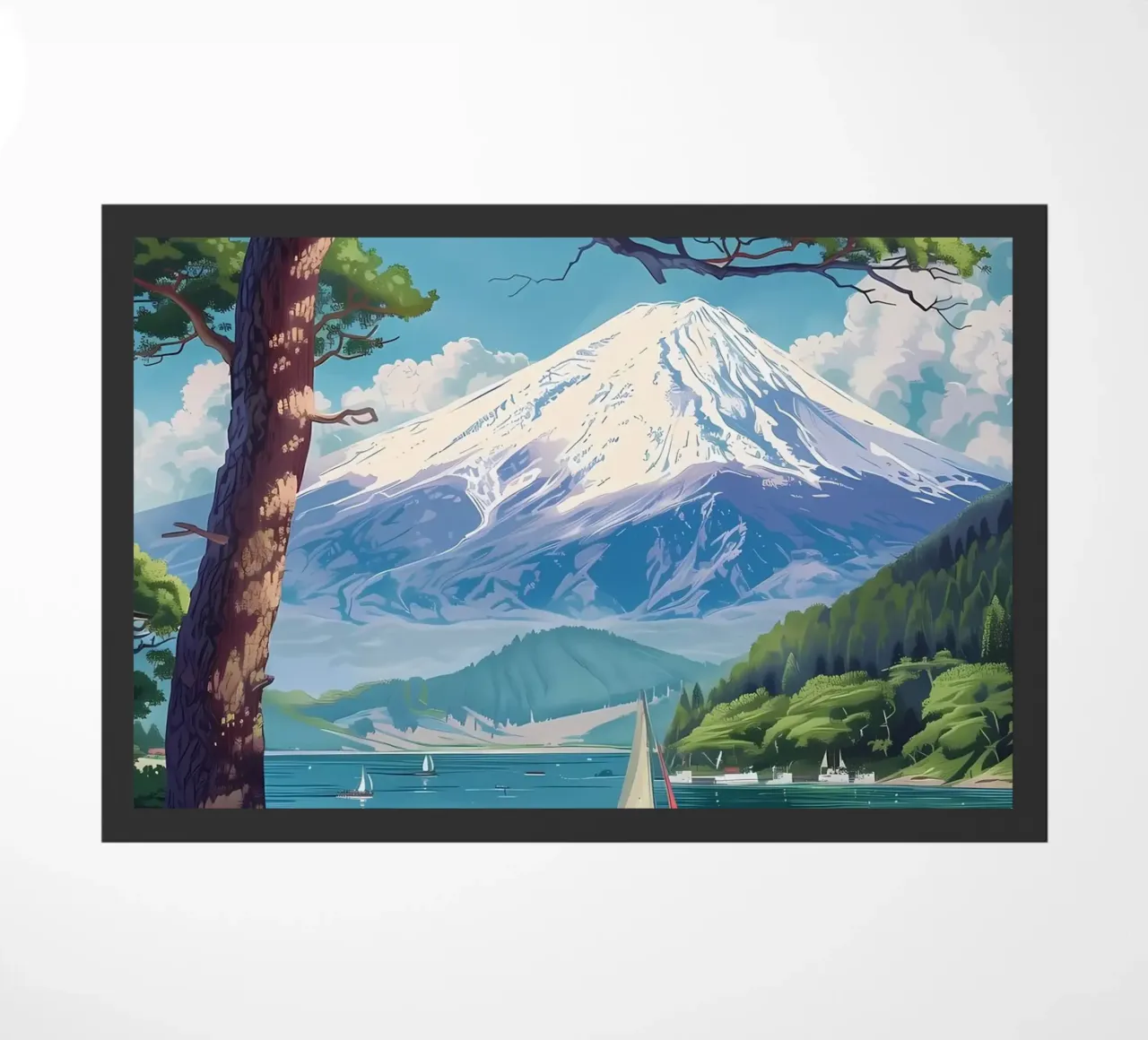 Il Monte Fuji in Giappone zerbino da Mikesell
