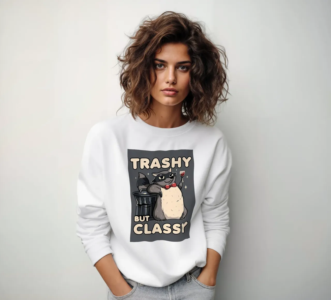 Procione trash ma di classe felpa da Delaplane