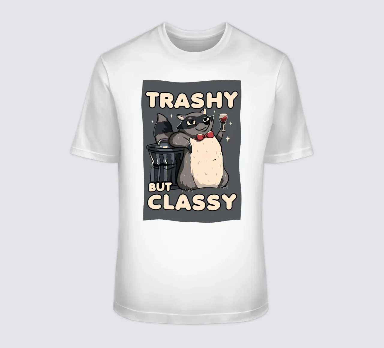 Procione trash ma di classe t-shirt da Delaplane