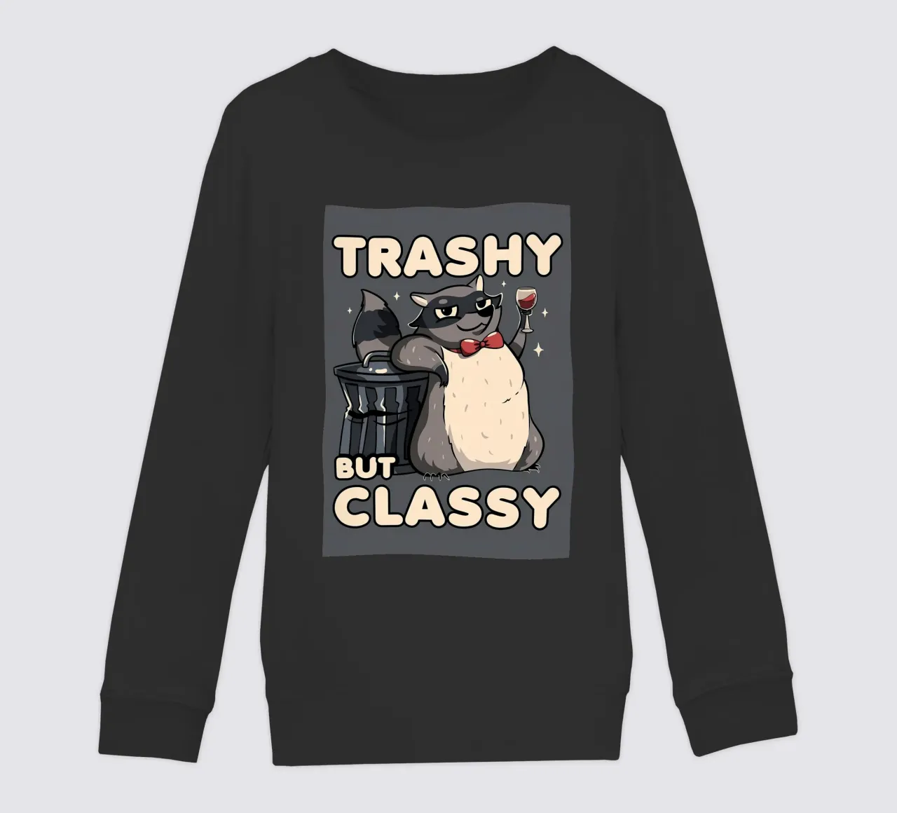 Procione trash ma di classe felpa bambino da Delaplane