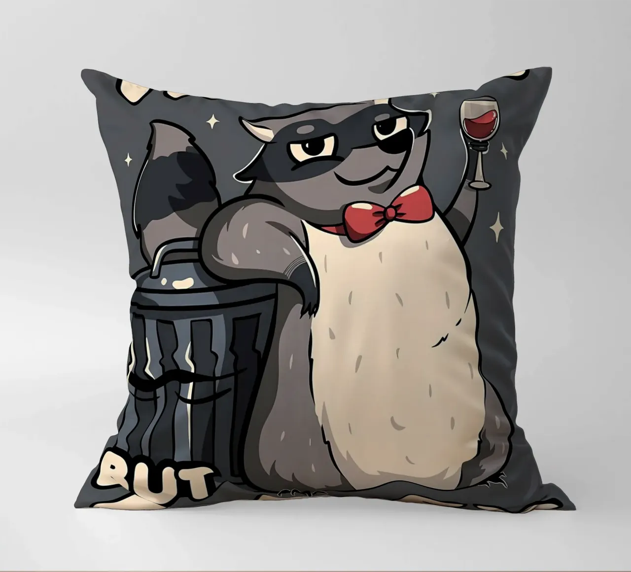 Procione trash ma di classe cuscino da Delaplane