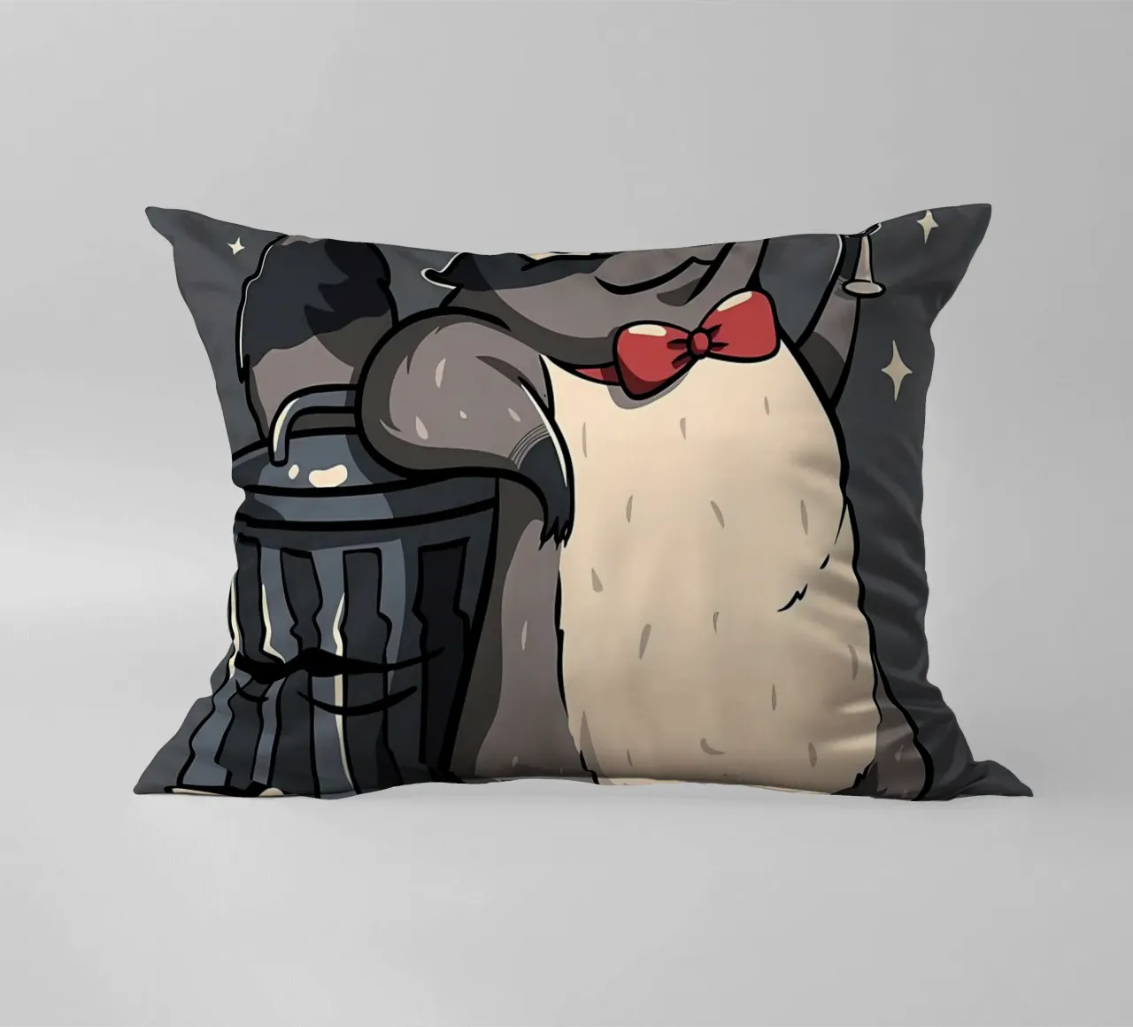 Procione trash ma di classe cuscino da Delaplane