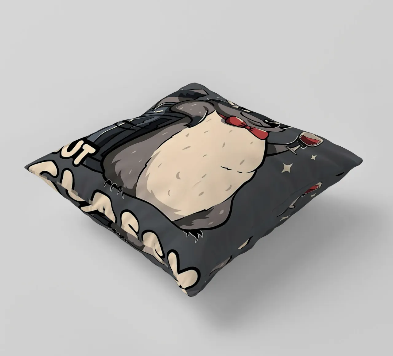 Procione trash ma di classe cuscino da Delaplane