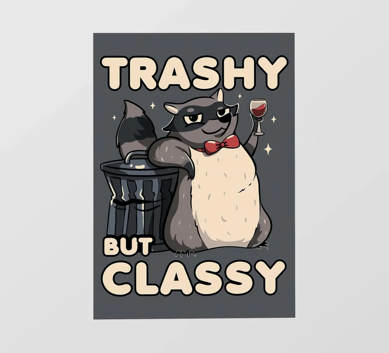 Procione trash ma di classe telo in pvc da Delaplane
