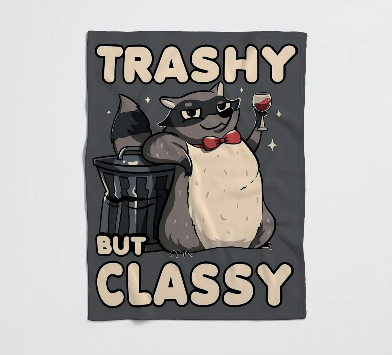 Procione trash ma di classe coperta in pile da Delaplane