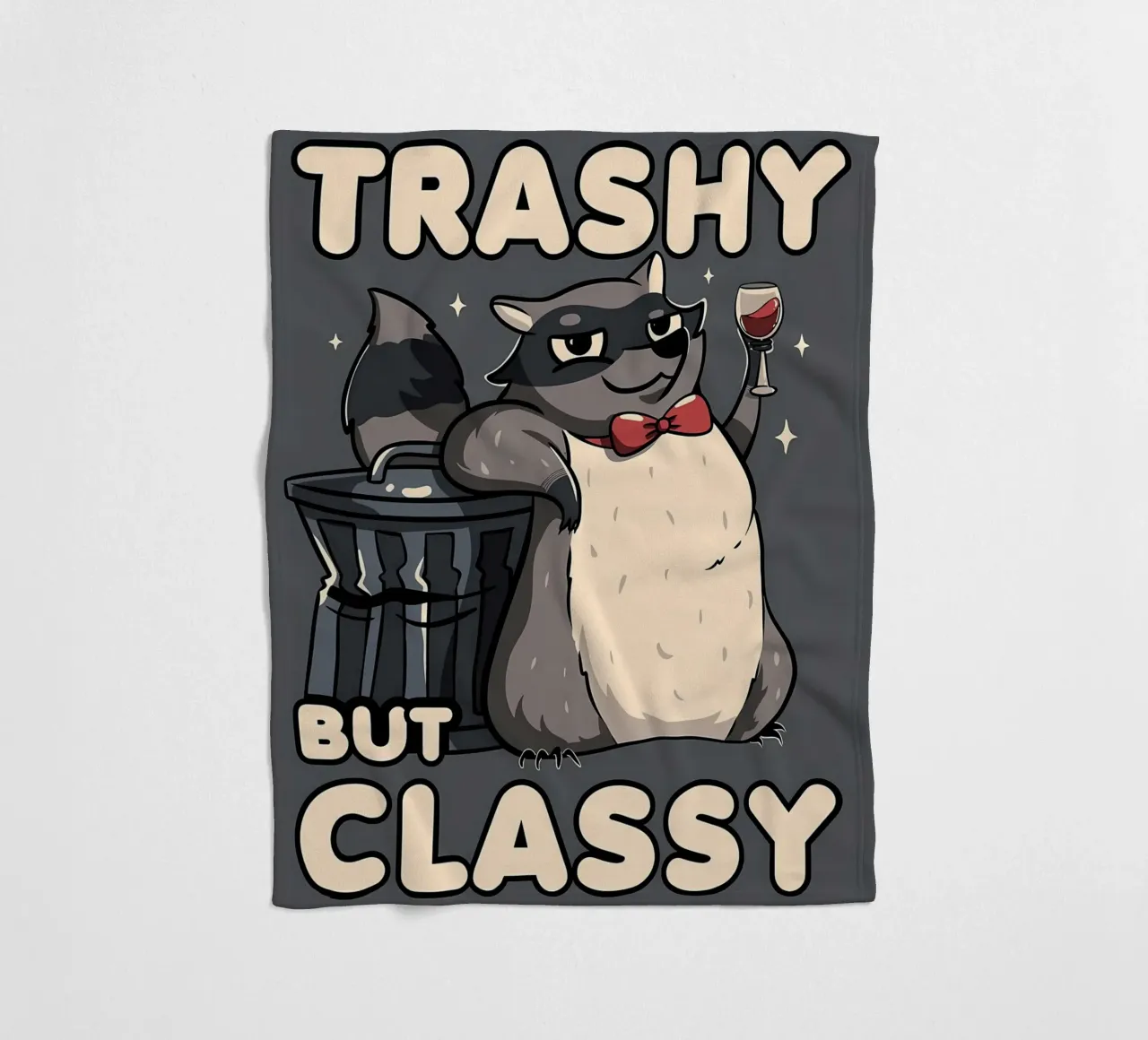 Procione trash ma di classe coperta in pile da Delaplane