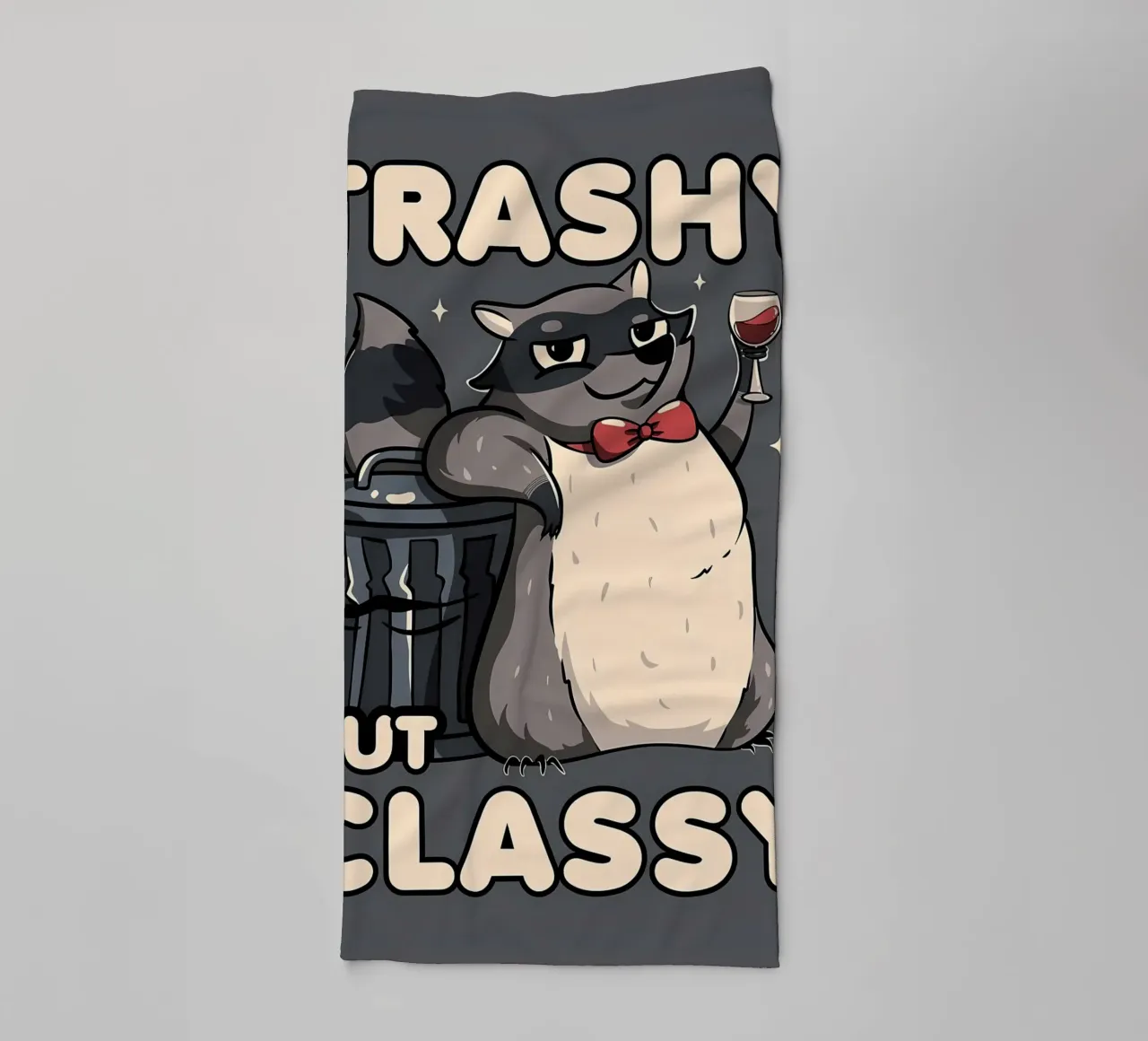 Procione trash ma di classe asciugamano da bagno da Delaplane