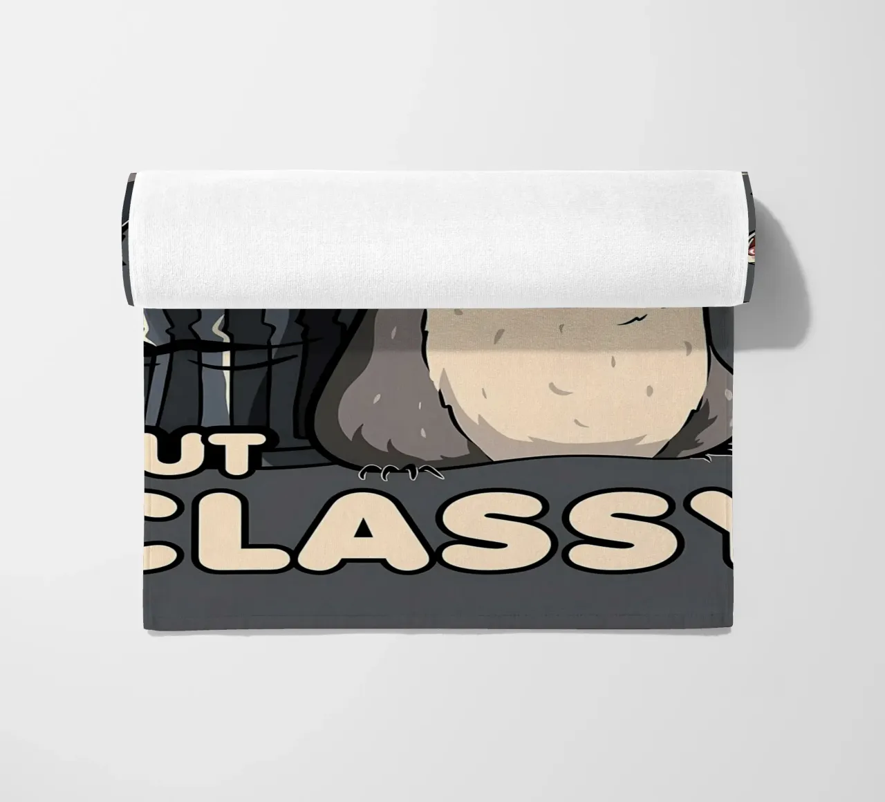 Procione trash ma di classe telo mare da Delaplane