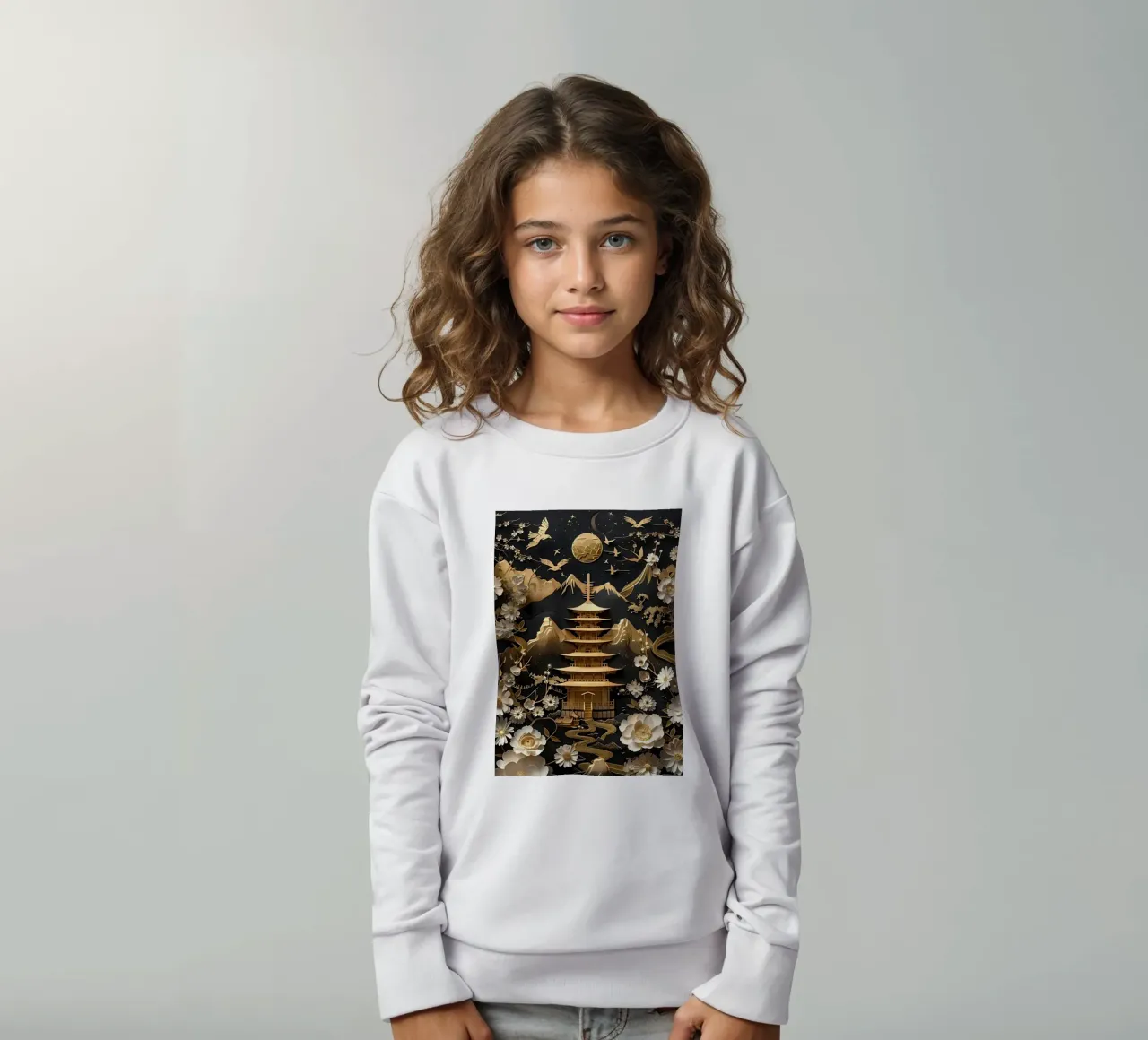 Bonsai astratto felpa bambino da Mikesell
