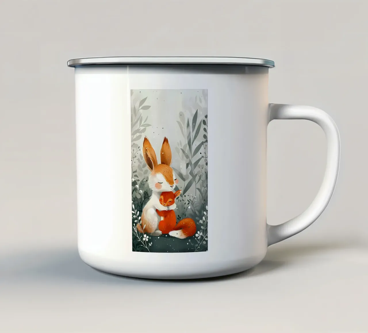 Poster minimalista 28 tazza in smalto da Kadynce
