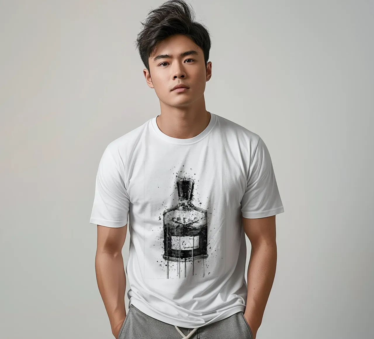 Bottiglia di profumo in granito t-shirt da Allaire