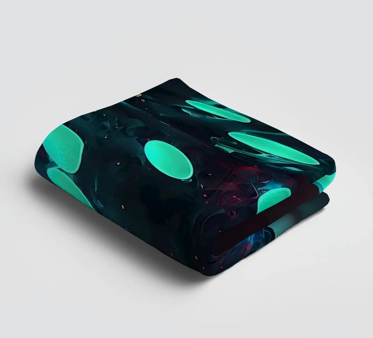 Neon Shadow Dice towel by Delaplane