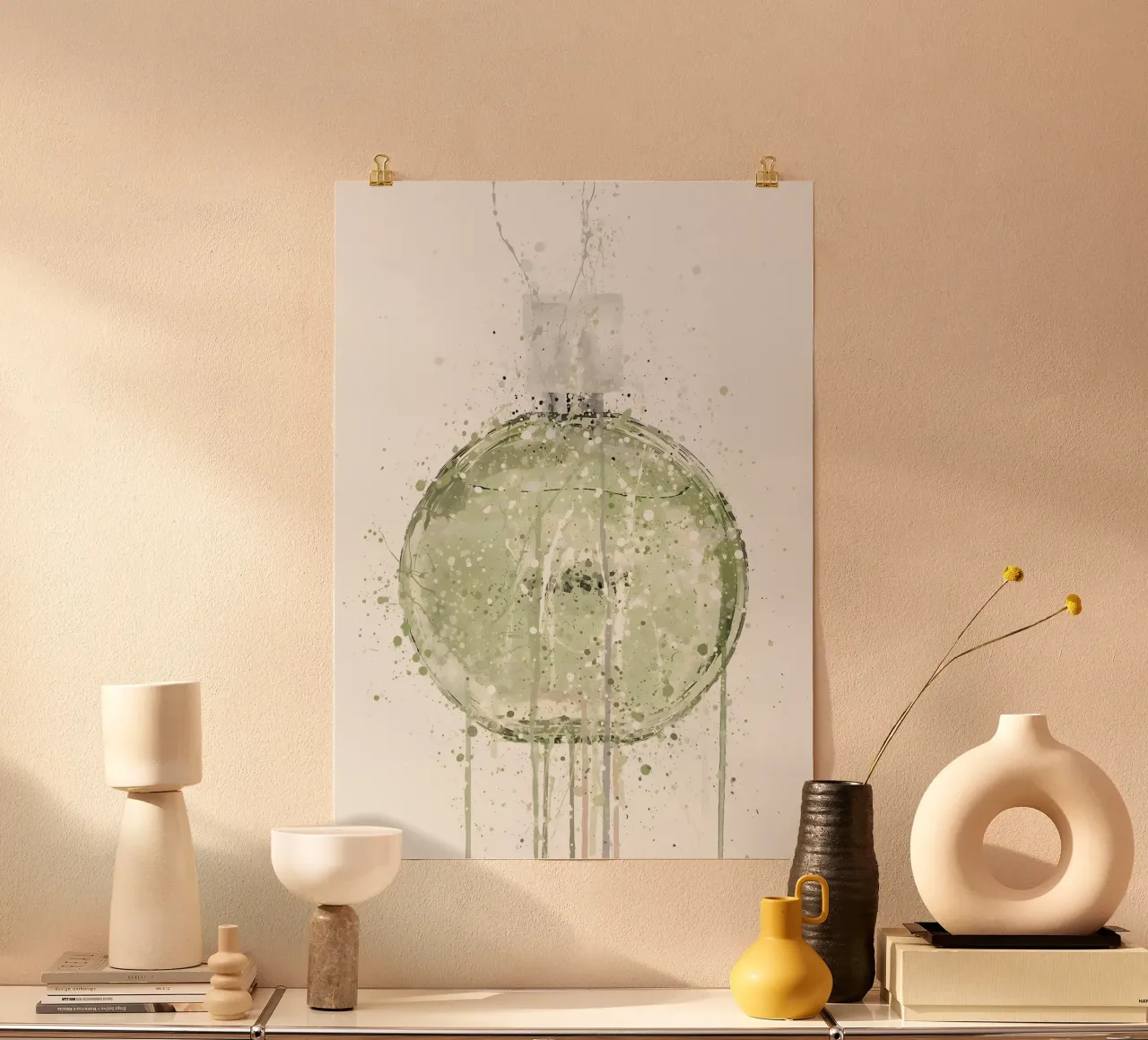Fragrance Bottle Meadow poster by Allaire