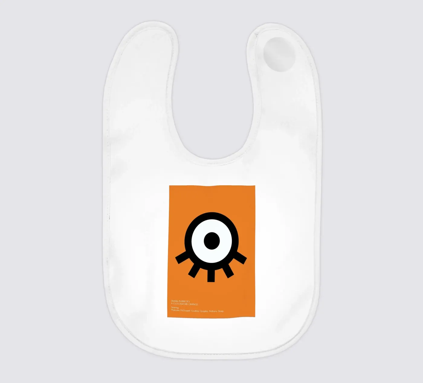 Orange baby slabbetje van AS Art