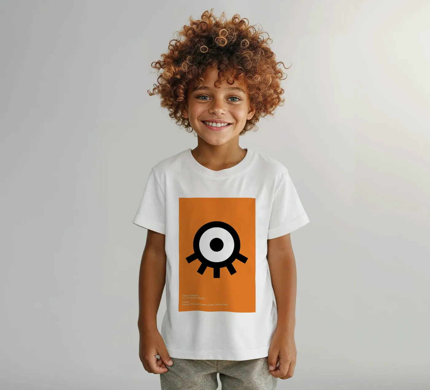 Orange kinder t-shirt van AS Art