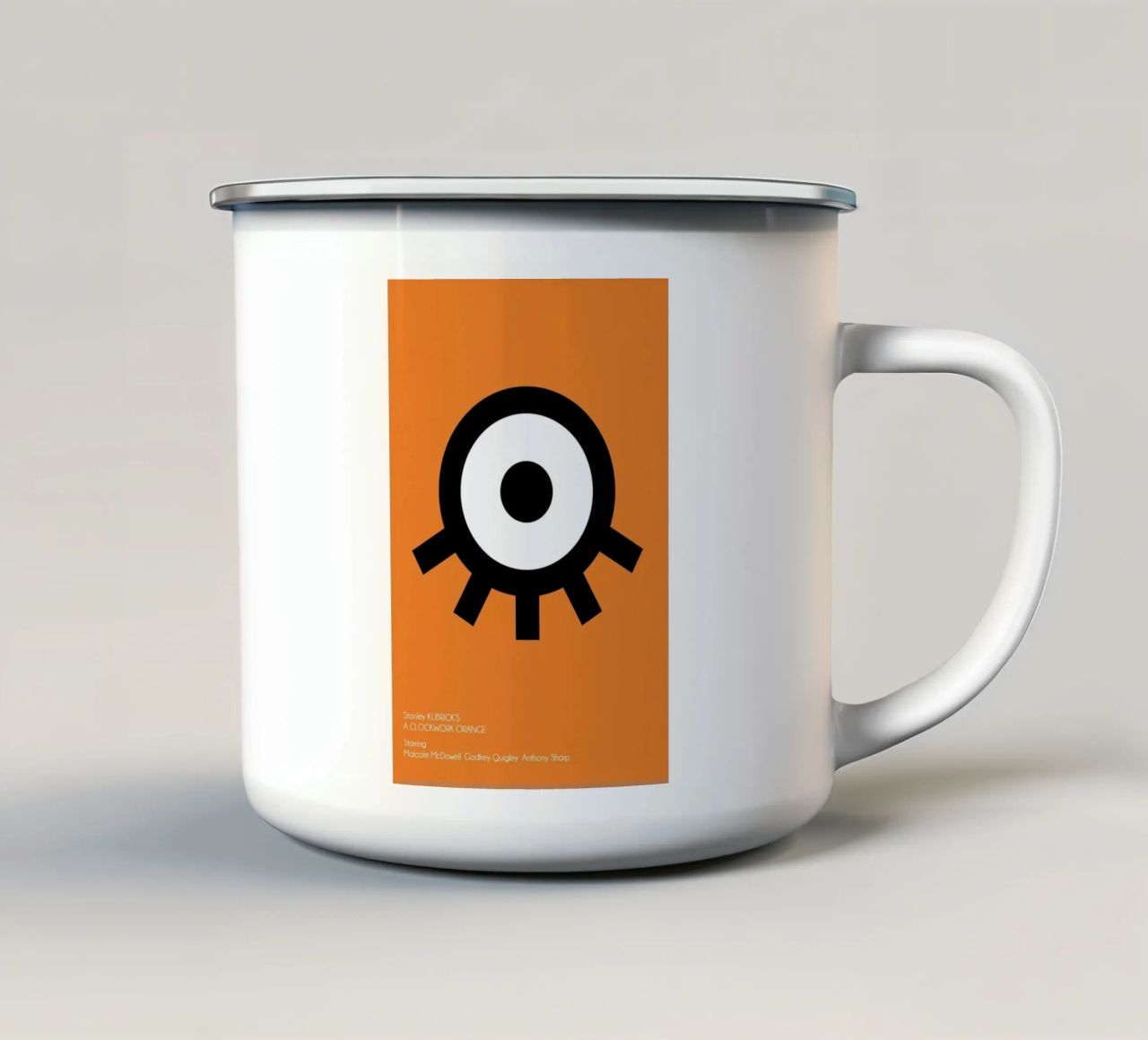 Orange tazza in smalto da AS Art