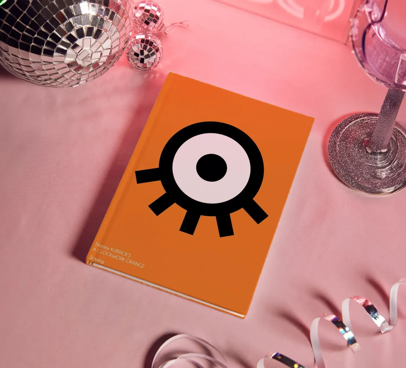 Orange notebook by AS Art