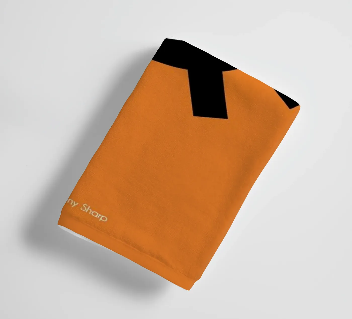 Orange badhanddoek van AS Art